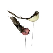 Fågel Stick gul/Rosa